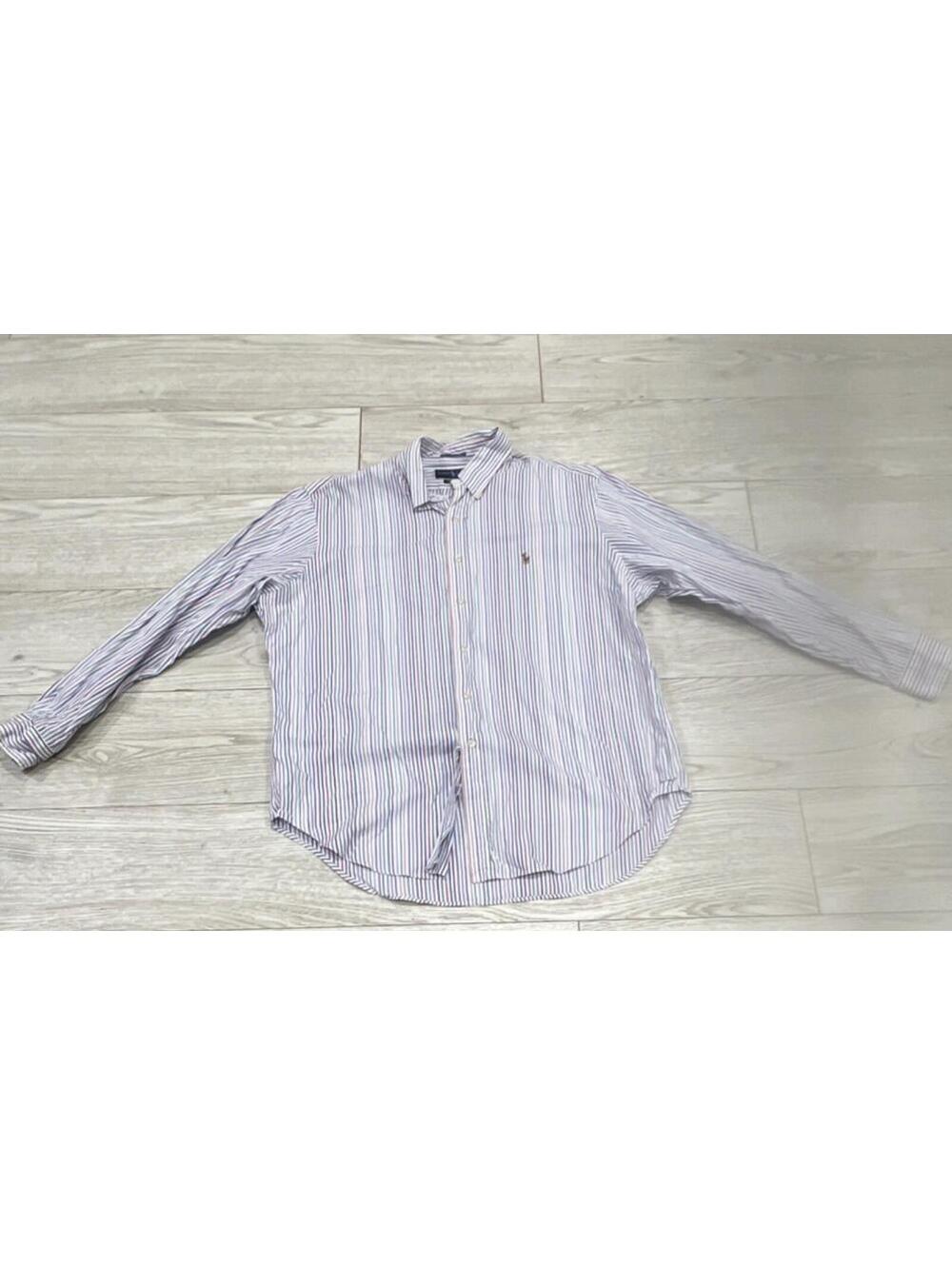 SPRING/SUMMER Ralph Lauren Men's Rainbow Striped Dress Shirt 16.5 34/35 $98